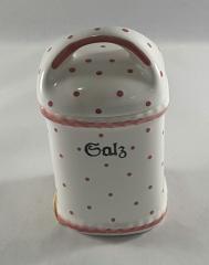 Gmundner Keramik-Dose/Gewrz eckig  Salz